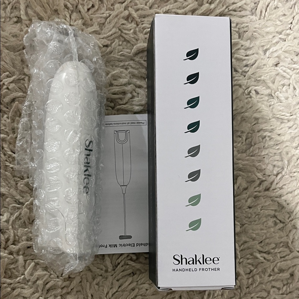 White Handheld Milk Frother